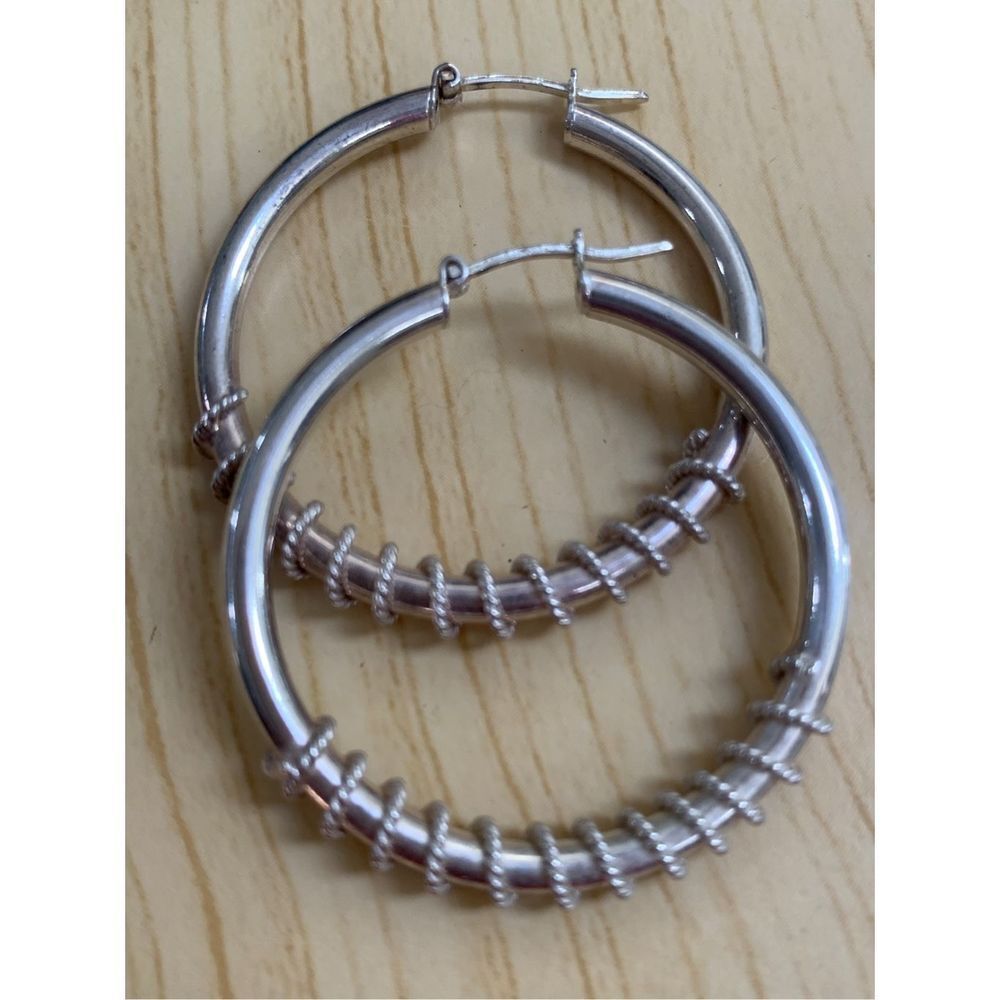 Sterling Silver Hoop Earrings